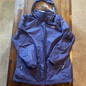 The Northface hooded raincoat